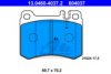 ATE 13.0460-4037.2 Brake Pad Set, disc brake